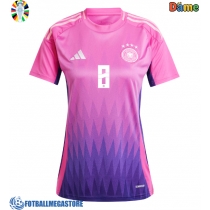 Fotballdrakt Dame Tyskland Toni Kroos #8 Bortedrakt EM 2024 Kortermet